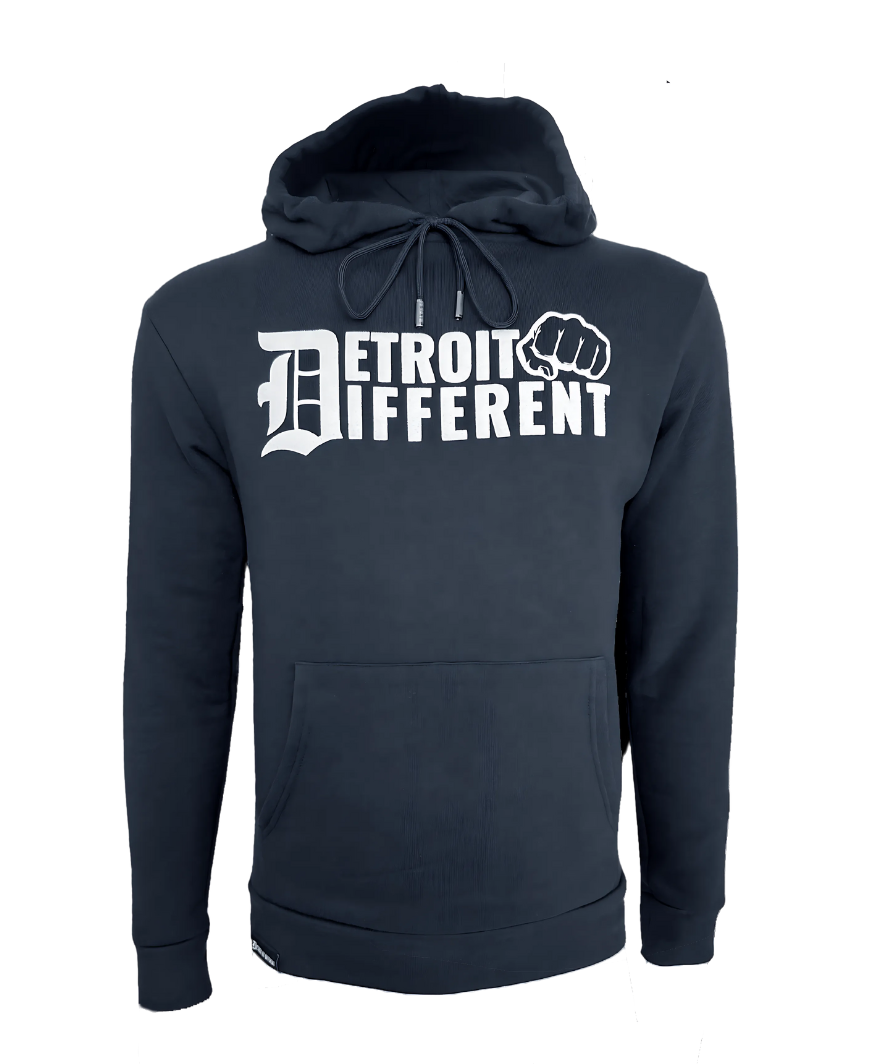 Detroit Hit Different Black Hoodie