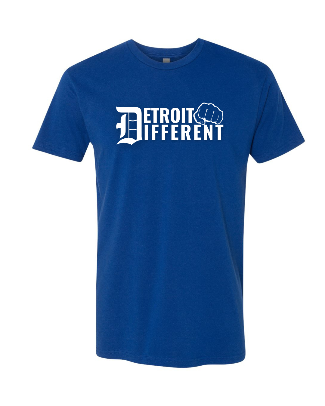 Detroit Hit Different T-shirt Blue